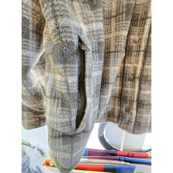 Cabela's Outfitter Series Thinsulate Snap Fleece Quilted Flannel Jacket Tall 3XL - Picture 5 of 9